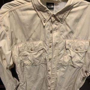 The North Face Mens Double Pocket Camp Button Shirt size L